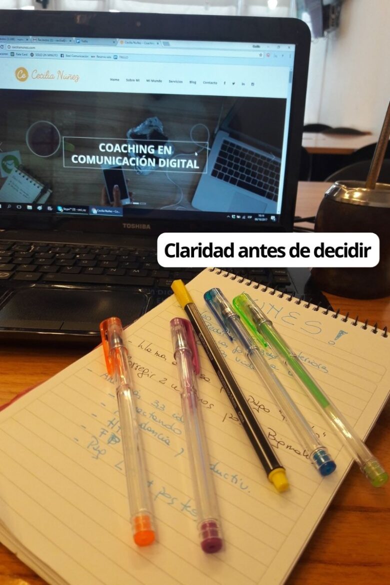 Claridad antes de decidir